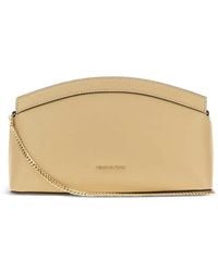 MICHAEL Michael Kors - Small Athena Leather Clutch Bag - Lyst