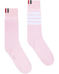 Thom Browne - Four-Bar Socks - Lyst