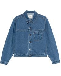 Arte' - Veste En Jean À Poches Plaquées - Lyst