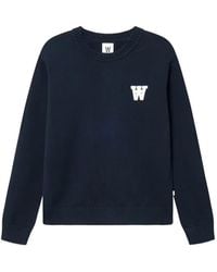 WOOD WOOD - Tay Crew-Neck Logo Sweater - Lyst