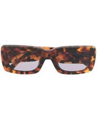 Linda Farrow - X The Attico Marfa Tortoiseshell Sunglasses - Lyst