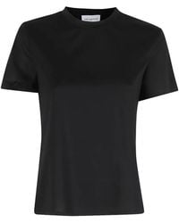 Isabelle Blanche - T-Shirt Noué Au Dos À Découpes - Lyst
