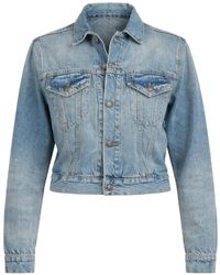 R13 - Buttoned Denim Jacket - Lyst