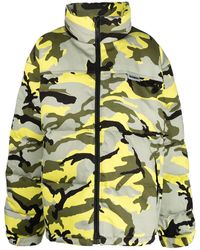 Vetements - Camouflage Puffer Jacket - Lyst