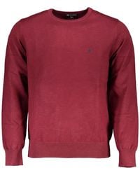 U.S. Grand - Logo-Embroidered Crew-Neck Sweater - Lyst