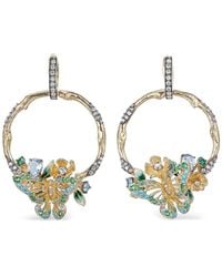Anabela Chan - 14K And 18K Vermeil Orchard Multi-Stone Hoop Earrings - Lyst