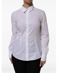 Dolce & Gabbana - Point-Collar Long-Sleeve Shirt - Lyst