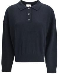 Allude - Button-Fastening Polo Top - Lyst