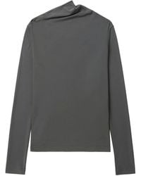 TOTEME - Draped Jersey Top - Lyst