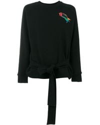 Ioana Ciolacu Sweatshirt With Parrot Detail - Black