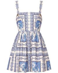 Cara Cara - Micaela Printed Mini Dress - Lyst