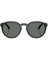 Polo Ralph Lauren - Matte Round Sunglasses - Lyst