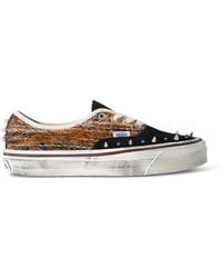 Vans - Lx Authentic 44 Spike-Embellished Frayed-Texture Sneakers - Lyst