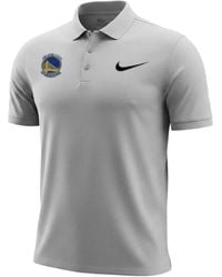 Nike - X Nba Golden State Warriors Breathe Heather Polo Shirt - Lyst