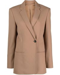 Helmut Lang - Notched-Lapels Tailored Blazer - Lyst