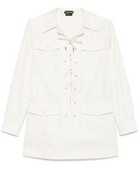 Tom Ford - Crossover-Drawstring Tunic - Lyst