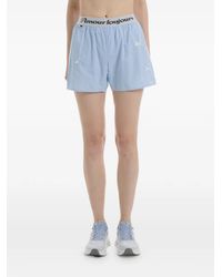 Carne Bollente - Stripe-Pattern Embroidered Shorts - Lyst