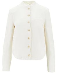 Emporio Armani - Linen Blend Jacket - Lyst