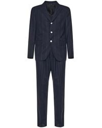 Eleventy - Single-Breasted Pinstripe Suits - Lyst