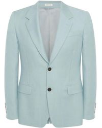 McQueen - Veste De Costume À Simple Boutonnage - Lyst