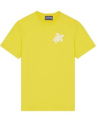 Vilebrequin - Turtle-Embroidery Crew-Neck T-Shirt - Lyst