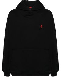 Vision Of Super - Embroidered-logo Cotton Hoodie - Lyst