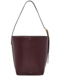 Anine Bing - Elly Bucket Bag Grained Leather - Lyst