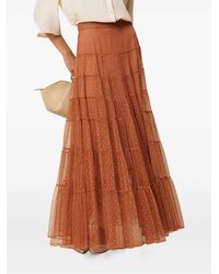 Twinset - Long Plumetis Tulle Skirt - Lyst