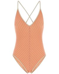 Eres - Lounge Chevron-Knit Swimsuit - Lyst