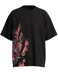 Y-3 - Graphic-Print T-Shirt - Lyst