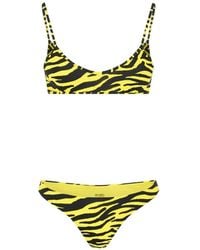 The Attico - Tiger Print Bikini - Lyst