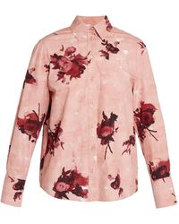 Erdem - ローズプリント シャツ - Lyst