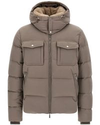 Moorer - Veste Bomber Alarick À Matelassage Boudin - Lyst