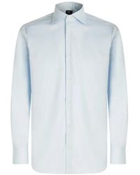 BOGGI - Pointed-Collar Shirt - Lyst