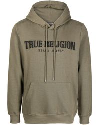 Sudadera con capucha y motivo gráfico True Religion de hombre de color  Negro | Lyst