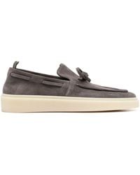 Officine Creative - Bow-detail Suede Loafers - Lyst
