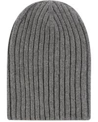 Aragona - Ribbed-Knit Cashmere Beanie Hat - Lyst