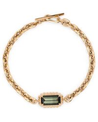 Lizzie Mandler - 18Kt Fluted Pendant Necklace - Lyst