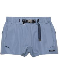 Prada - Pantalones Cortos Con Cinturón - Lyst