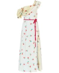 Rosie Assoulin - Robe En Soie À Coupe Mi-Longue - Lyst