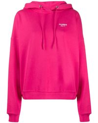 Closed Hoodie Met Geborduurd Logo - Roze
