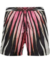Roberto Cavalli - Zebra-Print Swim Shorts - Lyst