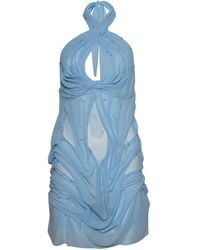 DI PETSA - Hand-Draped Mini Dress - Lyst