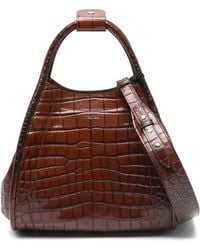 Max Mara - Borsa Tote Con Effetto Coccodrillo - Lyst