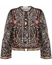 PUCCI - Cárdigan De Punto Flojo Con Apliques - Lyst
