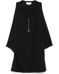 McQueen - Draped Armhole T-Shirt - Lyst