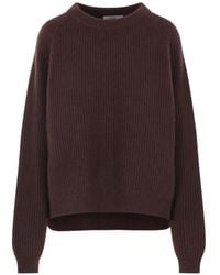 Dusan - Ribbed-Knit Raglan-Sleeve Sweater - Lyst