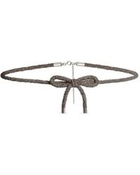 Alberta Ferretti - Bow Detail Belt - Lyst