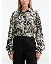 GAUDI - Long-Sleeved Printed Shirt - Lyst