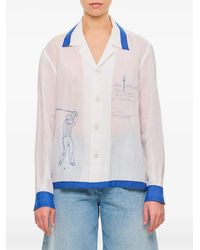 Bode - Camisa de lino - Lyst